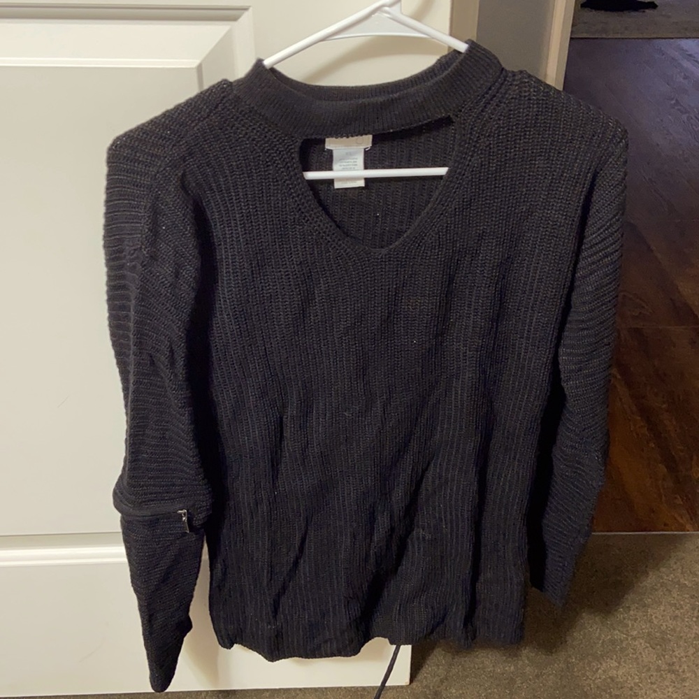 Black sweater